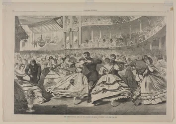 Der große russische Ball in der Musikakademie, 5. November 1863