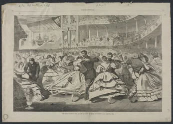 Der große russische Ball an der Musikakademie, 5. November 1863, 1863
