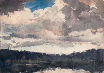 Das einsame Boot, North Woods Club, Adirondacks