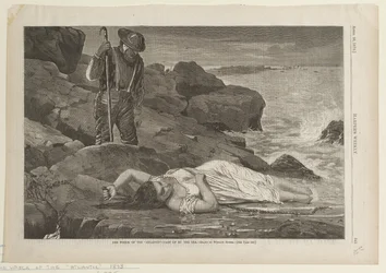 Das vom Meer angespülte Wrack der Atlantic
