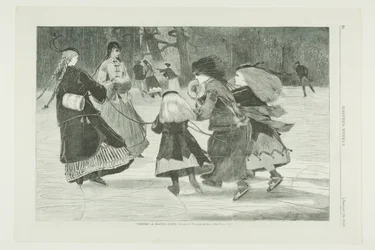 Winter – Eine Eislaufszene