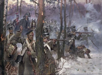 Schlacht bei Olszynka Grochowska, Warschau, 25. Februar 1831, 1912