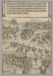 Kapitulierung einer französischen Stadt, Platte 12 aus Historische Szenen aus dem Leben von Kaiser Maximilian I. vom Triumphbogen