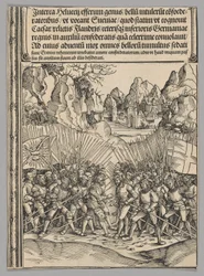 Schweizer Krieg, Platte 16 aus Historische Szenen aus dem Leben von Kaiser Maximilian I. aus dem Triumphbogen