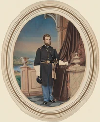 Porträt eines Oberleutnants der Infanterie