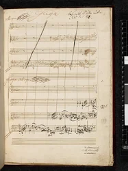 Adagio und Fuge in c-Moll, K. 546, Add. 28996 f.3r