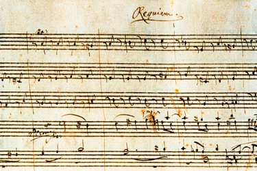 Autographe Partitur des Requiems, K. 626