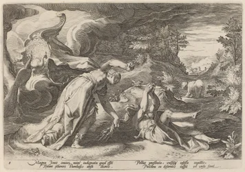 Juno verwandelt Kallisto in einen Bären