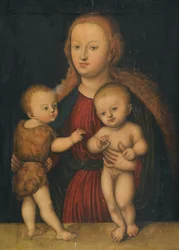 Madonna und Kind mit Johannes dem Täufer