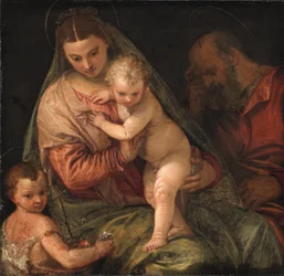 Die Heilige Familie mit dem kleinen Johannes dem Täufer