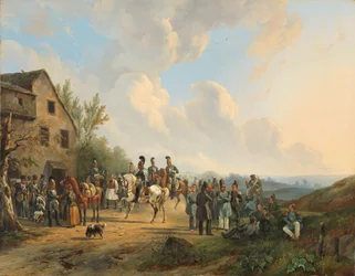 Szene aus dem Zehntägigen Feldzug gegen den belgischen Aufstand, August 1831