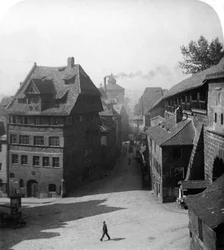 Albrecht Dürers Haus, Nürnberg, Deutschland, um 1900