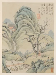 Album mit saisonalen Landschaften, Blatt A (vorheriges Blatt 4)
