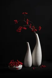 Elegantes Stillleben mit Beeren