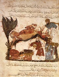 Vorbereitung eines Festes, aus Al Maqamat von Al Hariri, ca. 1240