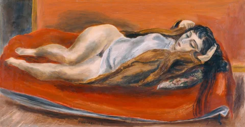 Liegende Frau