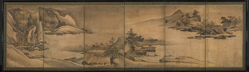 Landschaft der vier Jahreszeiten, frühe 1500er
