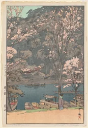 Acht Szenen der Kirschblüte: Arashiyama