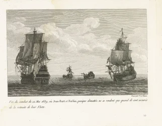 Ende des Kampfes von Jan Bart am 22. Mai 1689