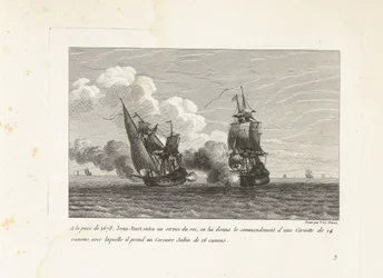 Jan Bart im Dienst des Königs von Frankreich, 1678