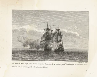 Jan Bart erobert eine holländische Fregatte, 1678