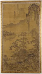 Den Sommer im Schatten der Kiefern verbringen, Ming-Dynastie, 15. Jahrhundert