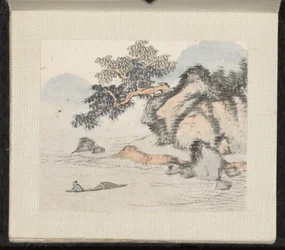 Miniaturlandschaften, datierbar auf 1751-54 (Album von acht Blättern)