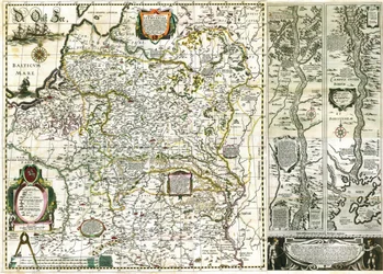 Radziwiłł-Sirotka - Karte des Großfürstentums Litauen