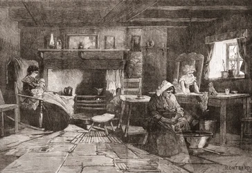 Ein typisches Fischerhaus auf der Isle of Man