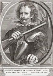 Diego Mexía Felipez de Guzmán y Dávila. Porträt.
