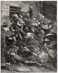 Brand im Bazar de la Charité