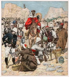 Französische Soldaten in Marokko