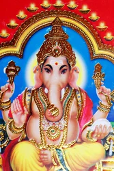 Ganesha oder Ganapati: der elefantenköpfige hinduistische Gott