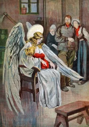 Schutzengel, ca. 1910 (Gravur)