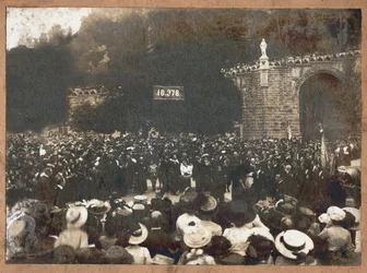 Pilgerfahrt nach Lourdes. 1910