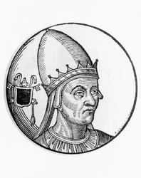 Porträt von Gregor VII. (Ildebrando Aldobrandeschi di Soana, ca. 1010-1085)
