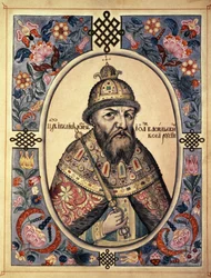 Porträt von Iwan Grozny (Iwan der Schreckliche, Iwan IV.)