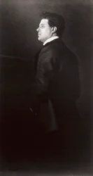 Porträt von Pietro Mascagni, dem Musiker