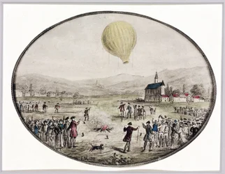 Der erste öffentliche Ballonaufstieg, 5. Juni 1783