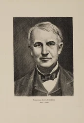Thomas Alva Edison, amerikanischer Erfinder, frühes 20. Jahrhundert