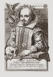 William Shakespeare. Porträt.