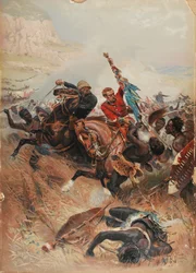 Leutnants Melville und Coghill retten die Farben, Zulukrieg von 1879, 1881