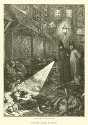 Newport-Markt bei Nacht