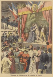 Theater der französischen Marines in Dakar, Senegal