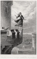 Rebecca, aus Ivanhoe von Walter Scott (1771-1832)