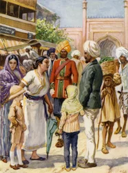 Auf einem indischen Basar