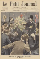 Ankunft von Major Marchand in Paris