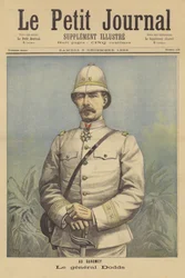 General Dodds, Kommandant der französischen Truppen in Dahomey