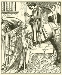 Sir Launcelot und Elouise die Schöne