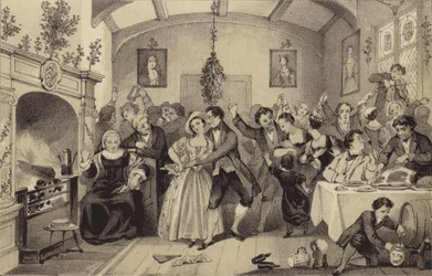 Alte Weihnachtsfeierlichkeiten